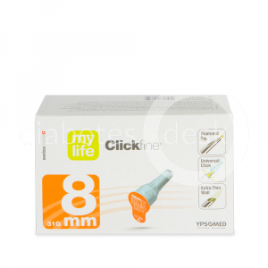 MyLife Clickfine pennaalden 8mm 31G 100 stuks