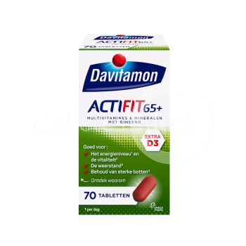 Davitamon Actifit 65+ Tabletten 70 stuks