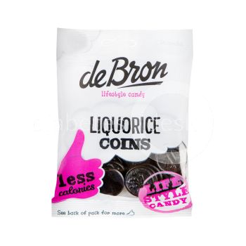 DE BRON Muntendrop Liquorice Coins Suikervrij