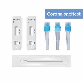 Diabetes Desk Corona ondiepe Sneltest 25 stuks