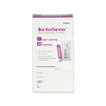 KetoSens β-ketonen teststrips (10 stuks)