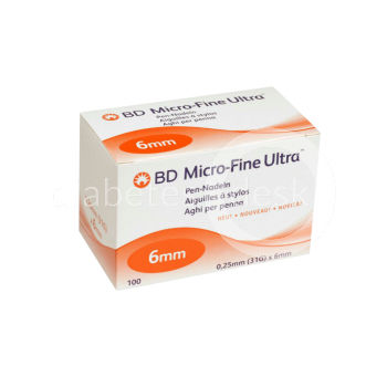 Micro-Fine pennaalden 6mm 31G 100 stuks