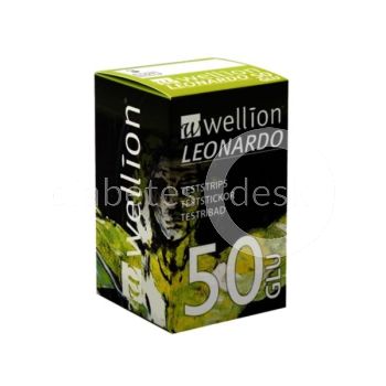 Wellion Leonardo glucose teststrips 50 stuks