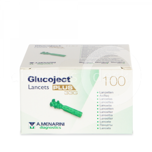 Glucoject Lancetten PLUS 33G 100 stuks